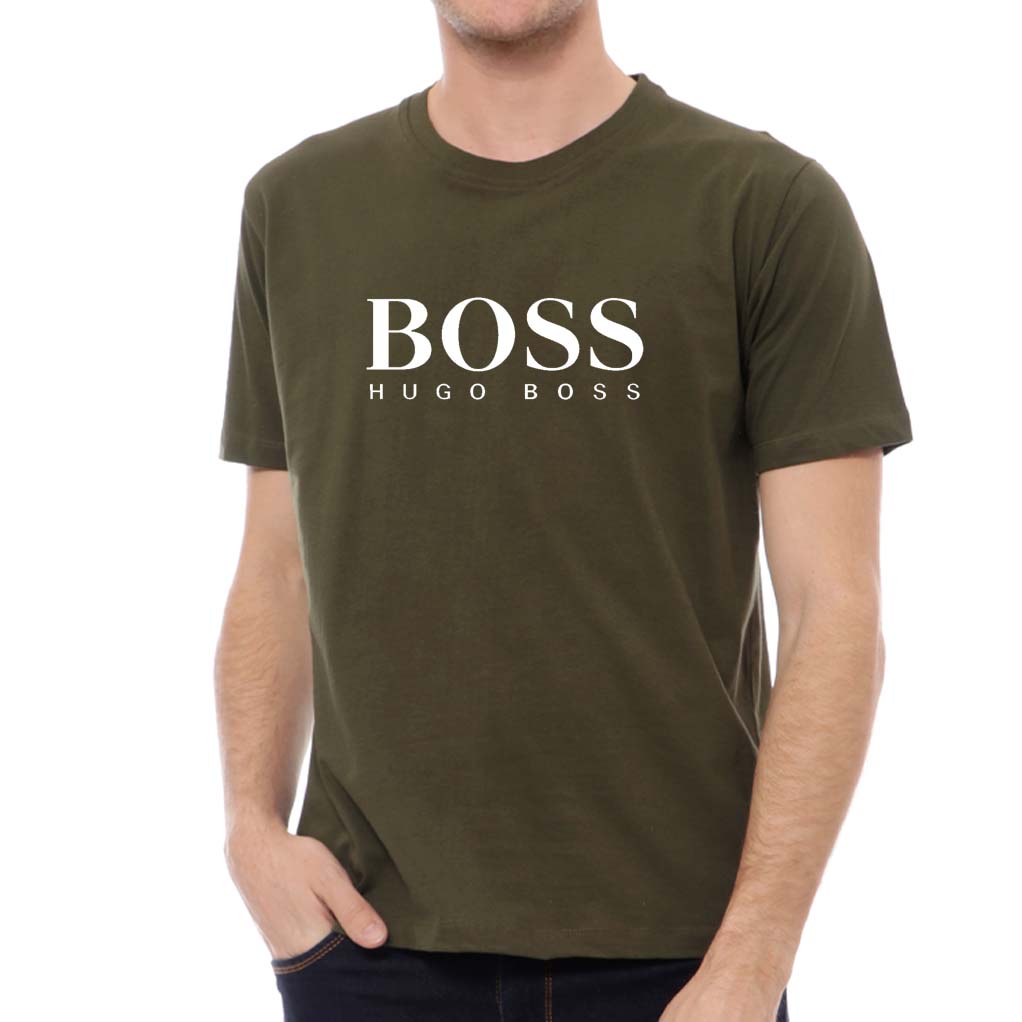 dark green hugo boss t shirt