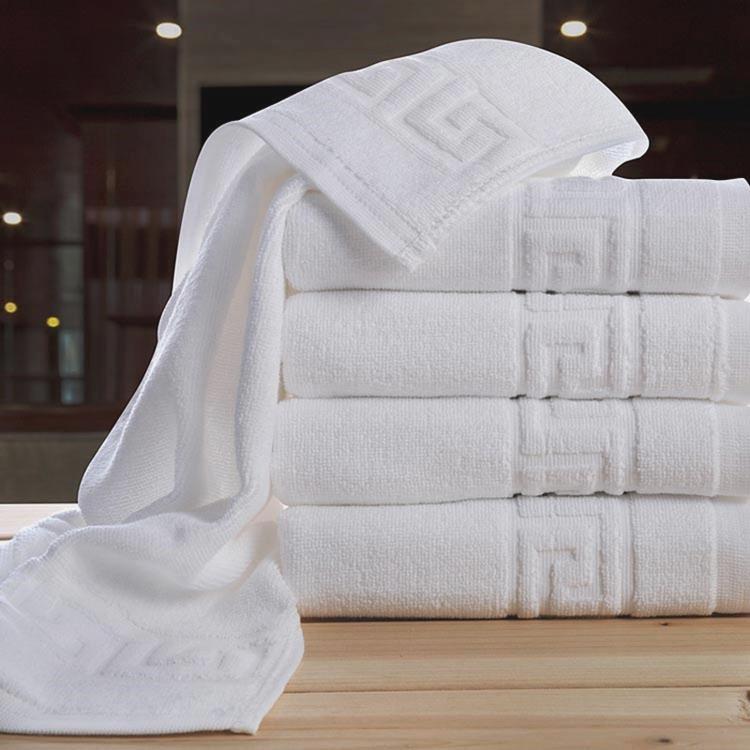 Khách Sạn Khăn Vuông Ba Đầy Đủ 100% Cotton Khăn Mặt Khăn Tắm Phù Hợp Với Bộ Thương Vụ Khách Sạn Nhà Dân Để Tăng Trắng Chữ Thêu Logo