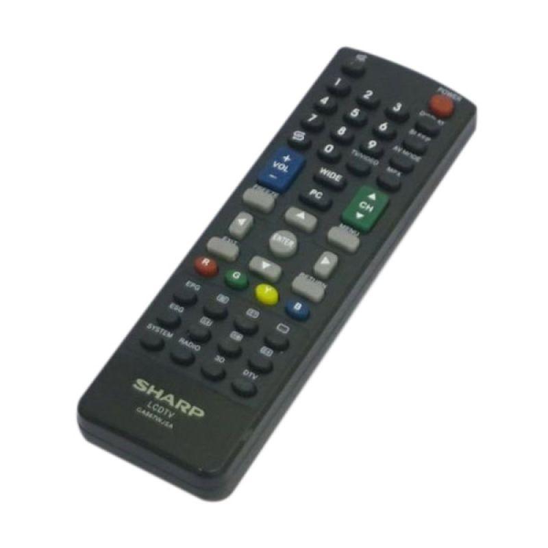 Sharp Remote LCD LED 3 Dimensi Hitam