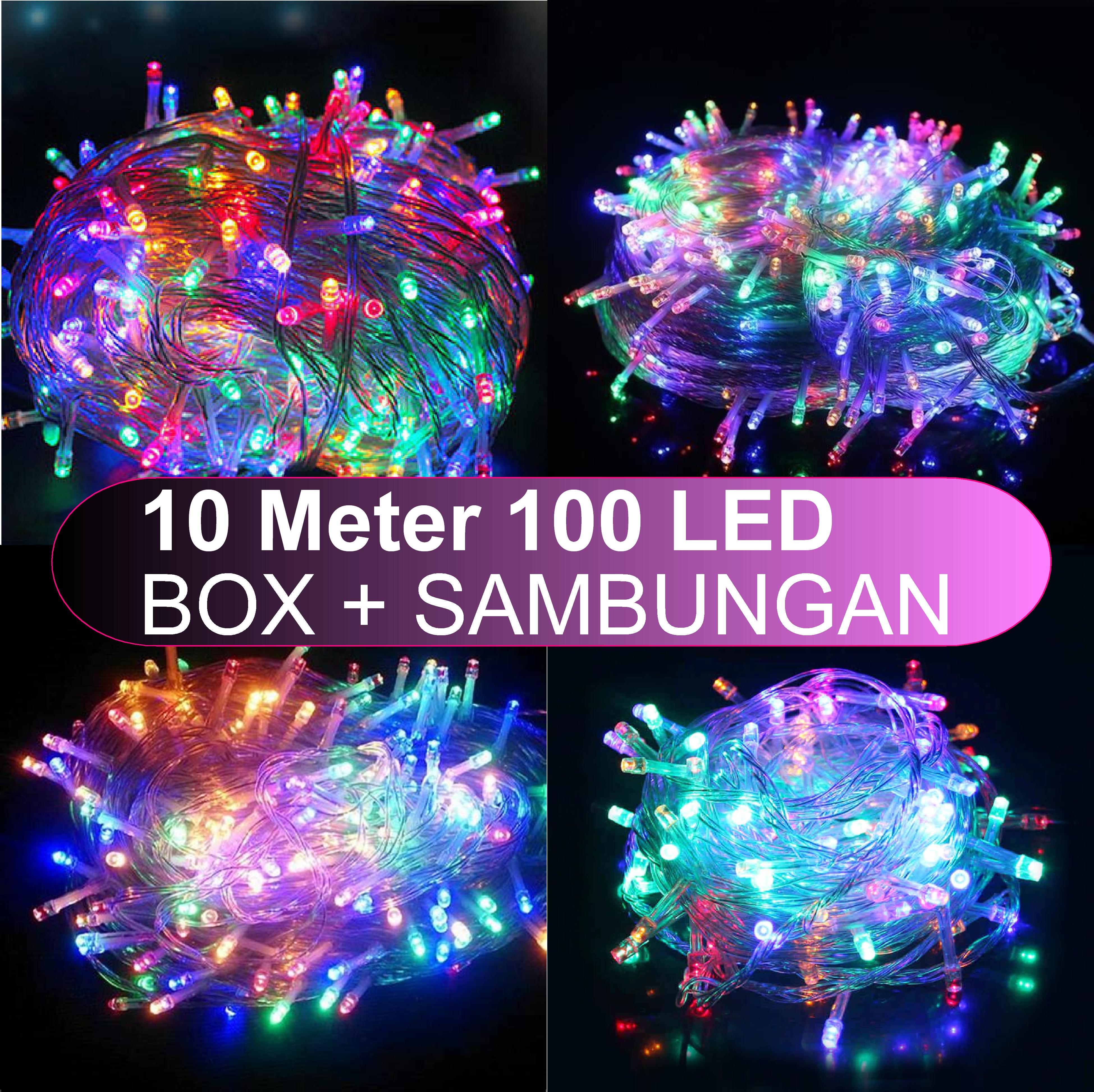 Lampu Tumblr Rainbow LED 10 Meter Lampu Natal Lampu Hias Natal LED ...