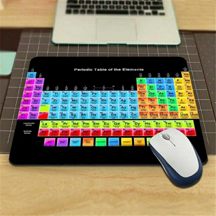 Mouse Pad / Mousepad Motif Tabel Periodik Kimia / Periodic Table