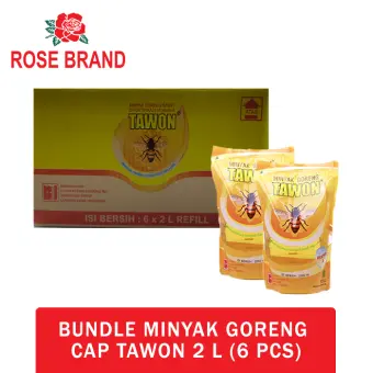 Bundle Minyak Goreng Cap Tawon Rose Brand 2 Liter 6 Pcs Lazada Indonesia