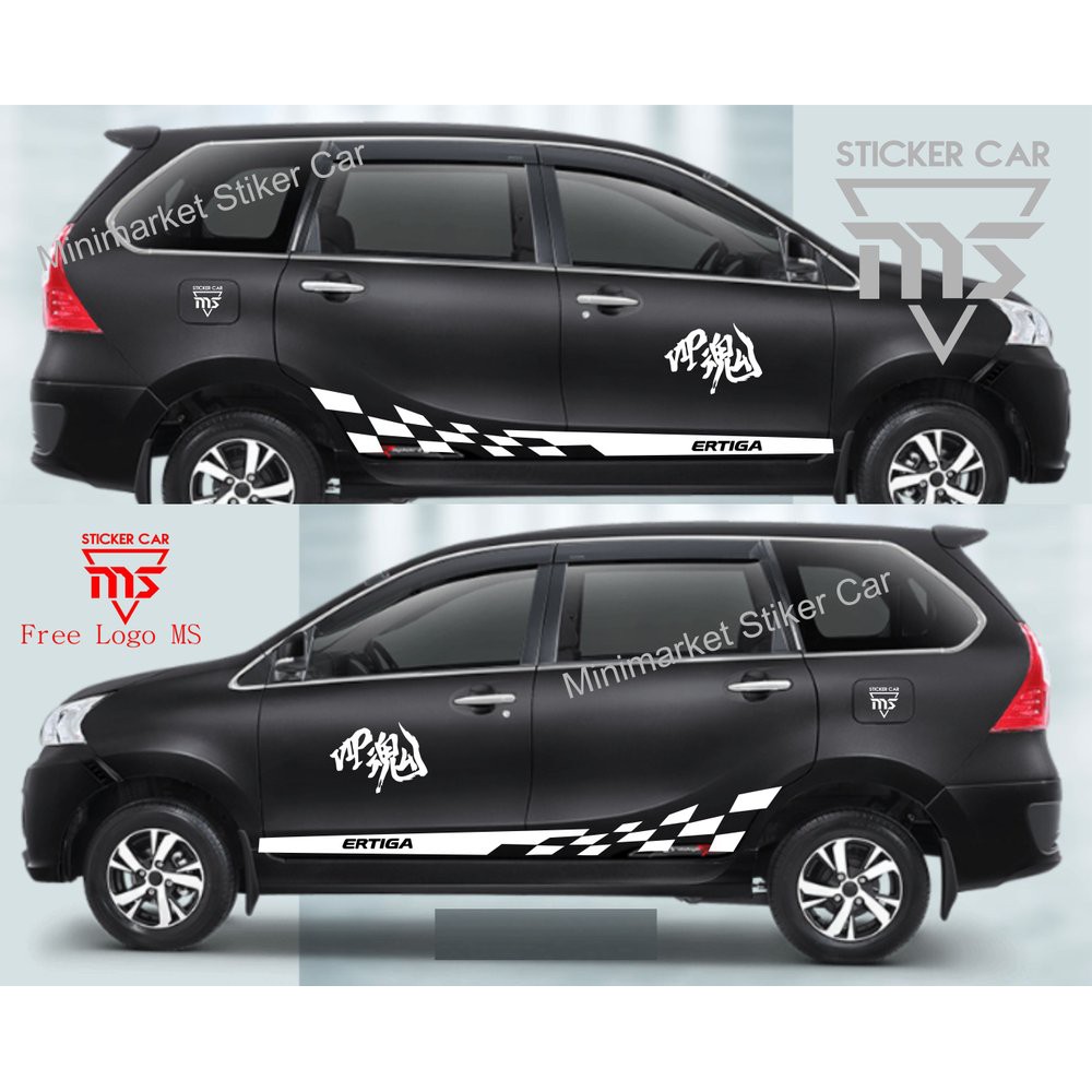 Promo Stiker Ertiga Sticker Ertiga Cutting Sticker Mobil Suzuki Ertiga Body Sampaing Vip Lazada Indonesia
