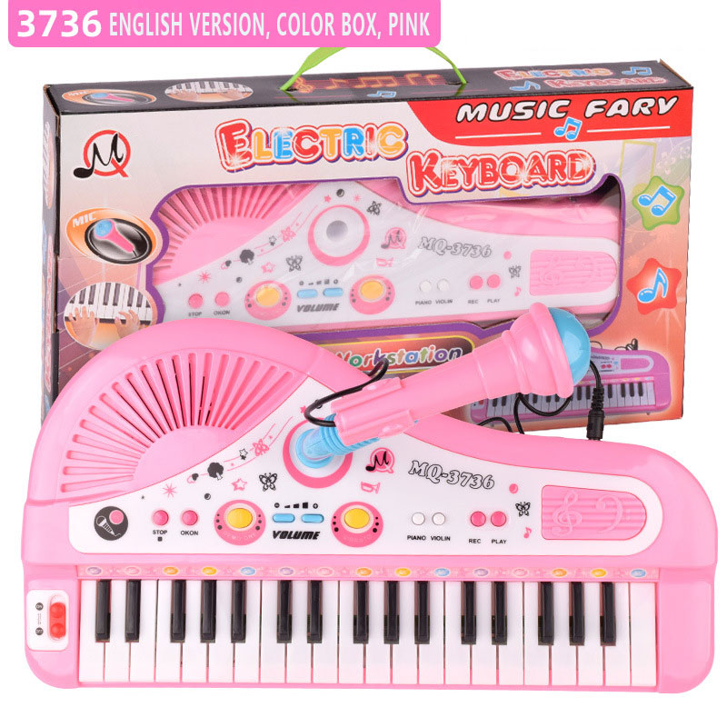 Mainan Anak Piano with Microphone Organ Elektronik MUSIC ELECTRONIC