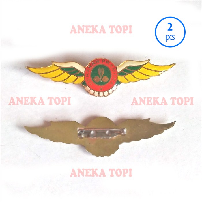 Lencana Gerakan Pramuka Warna Kuning Pin Wing Atribut Pramuka Murah ...