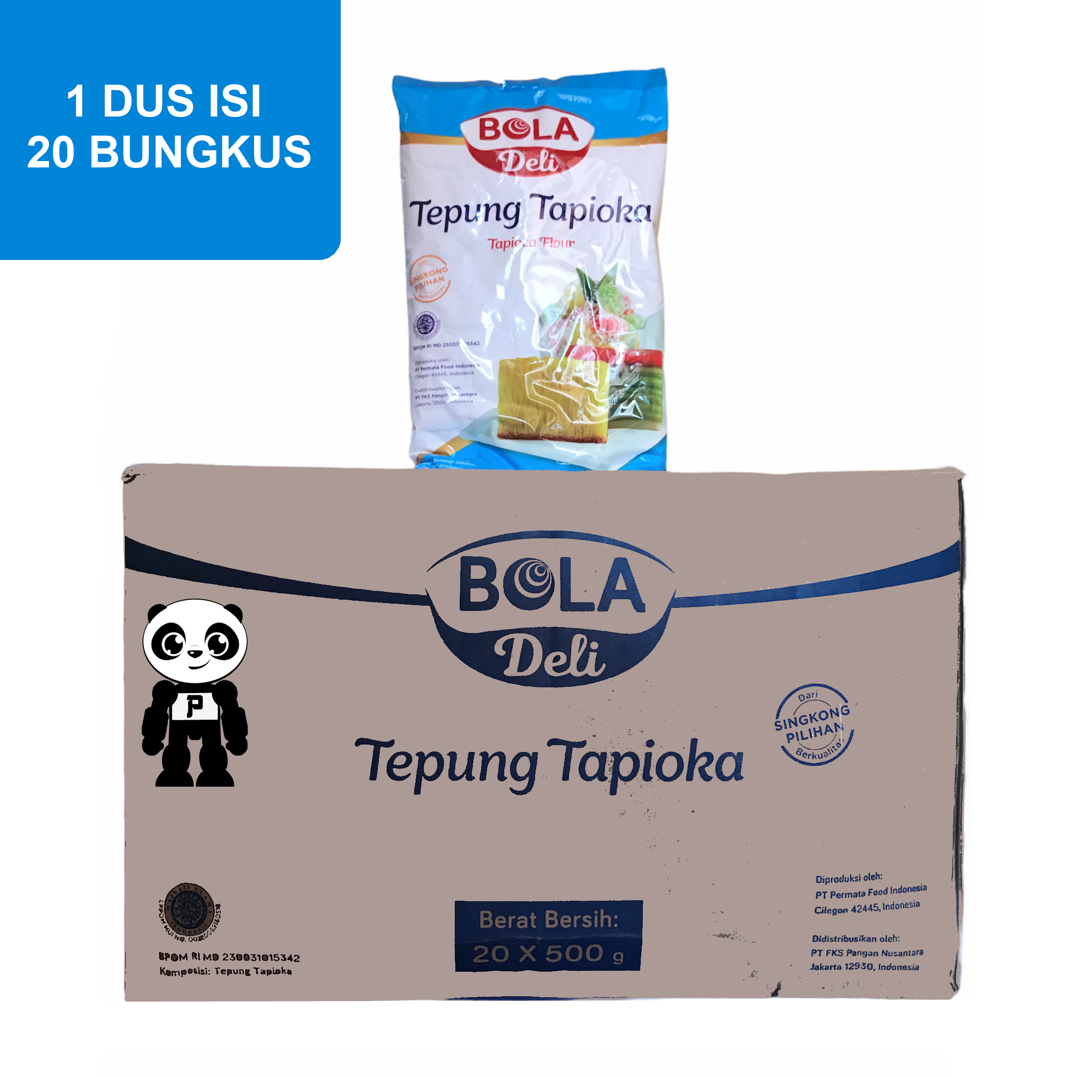 Bola Deli Tepung Tapioka Karton Isi Bungkus X G Tapioca Flour