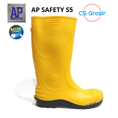 Sepatu Safety AP Boots Safety S5 Kuning 