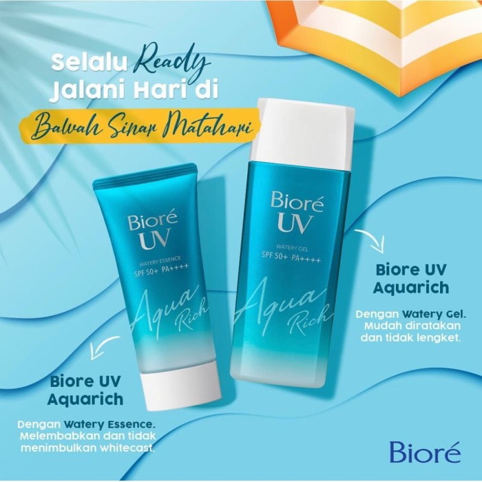 jenis sunscreen biore