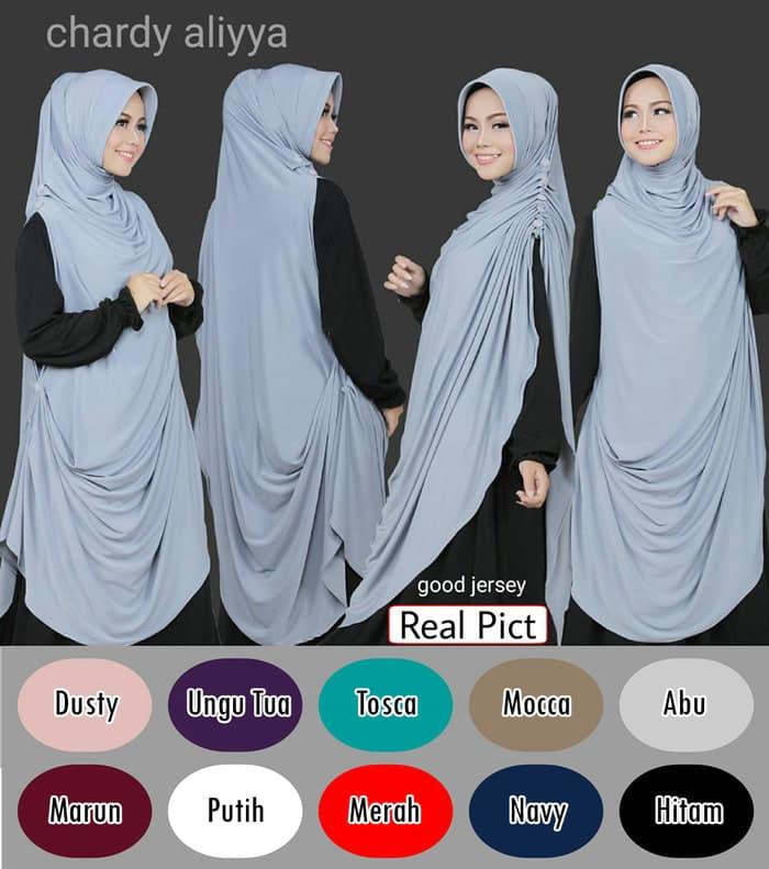 LAGI DISKON !! Khimar Chardy / Cardi Aliyya Best Seller Diskon Muslimah Fashion Promo Wanita Hijab Jilbab Ramadhan