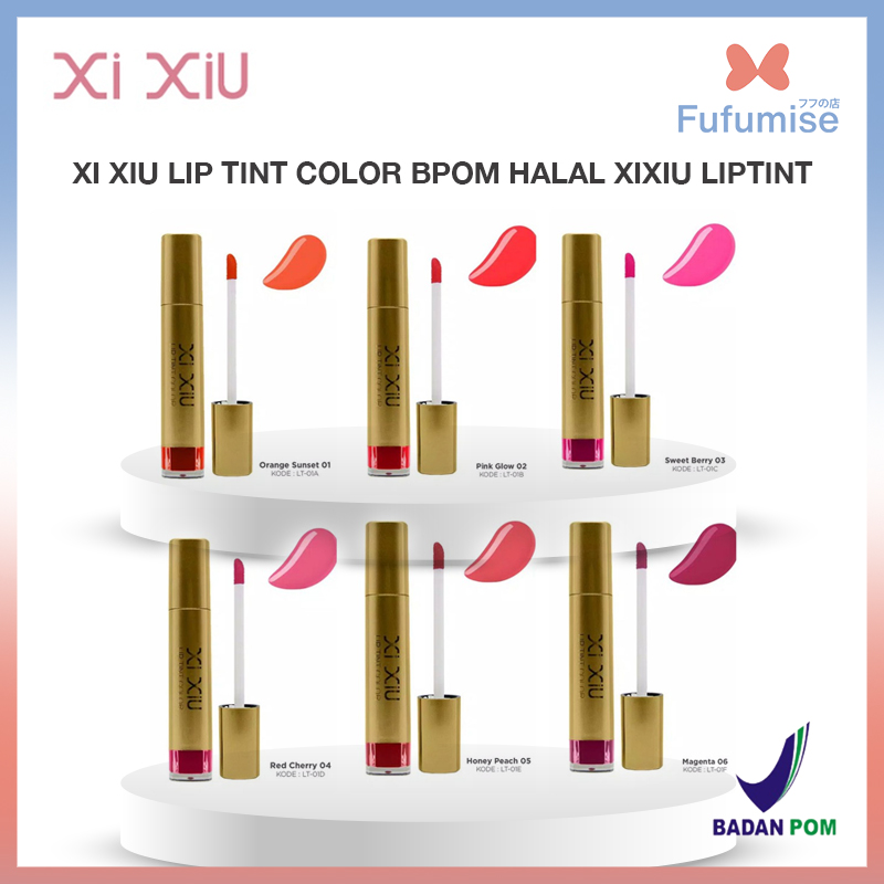 Xi Xiu Lip Tint Color BPOM Halal XIXIU Liptint Lazada Indonesia