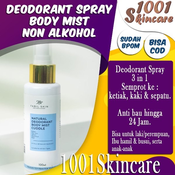 Fabil Natural Deodorant Spray Buat Bumil Busui Aman Halal Bpom 07 | Lazada  Indonesia