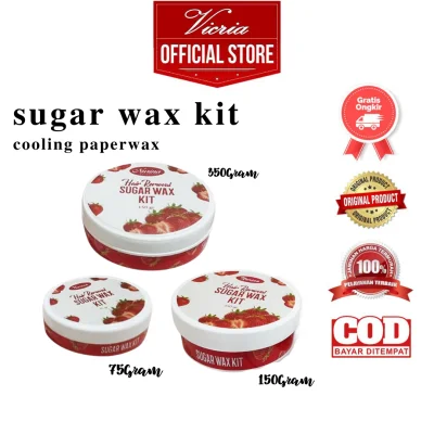 Sugar Wax Kit Free Spatula dan waxing strip