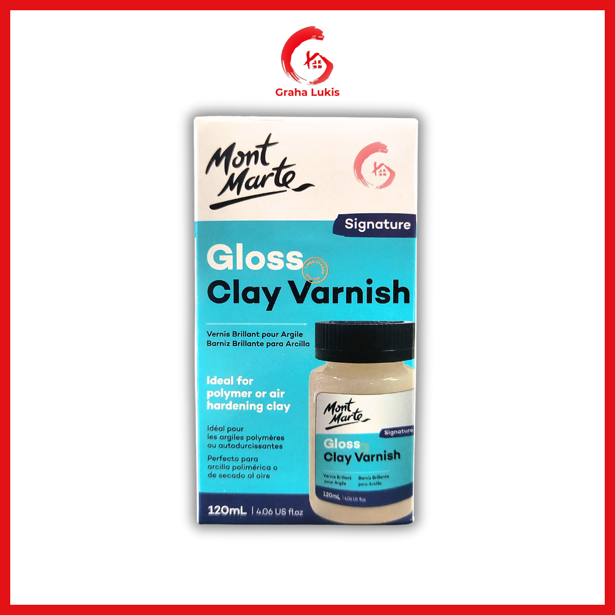 Mont Marte Clay Varnish Gloss 120ml