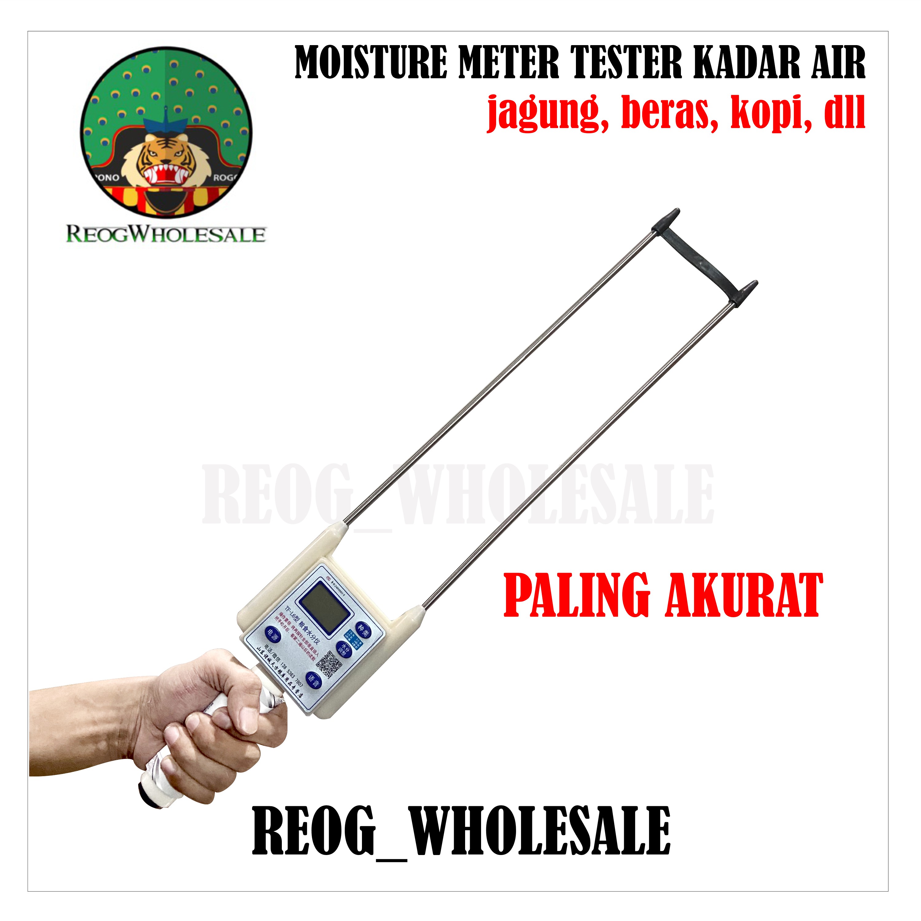 Grain Moisture Meter (Tester Kadar Air Jagung, Beras, Kopi, Dll ...