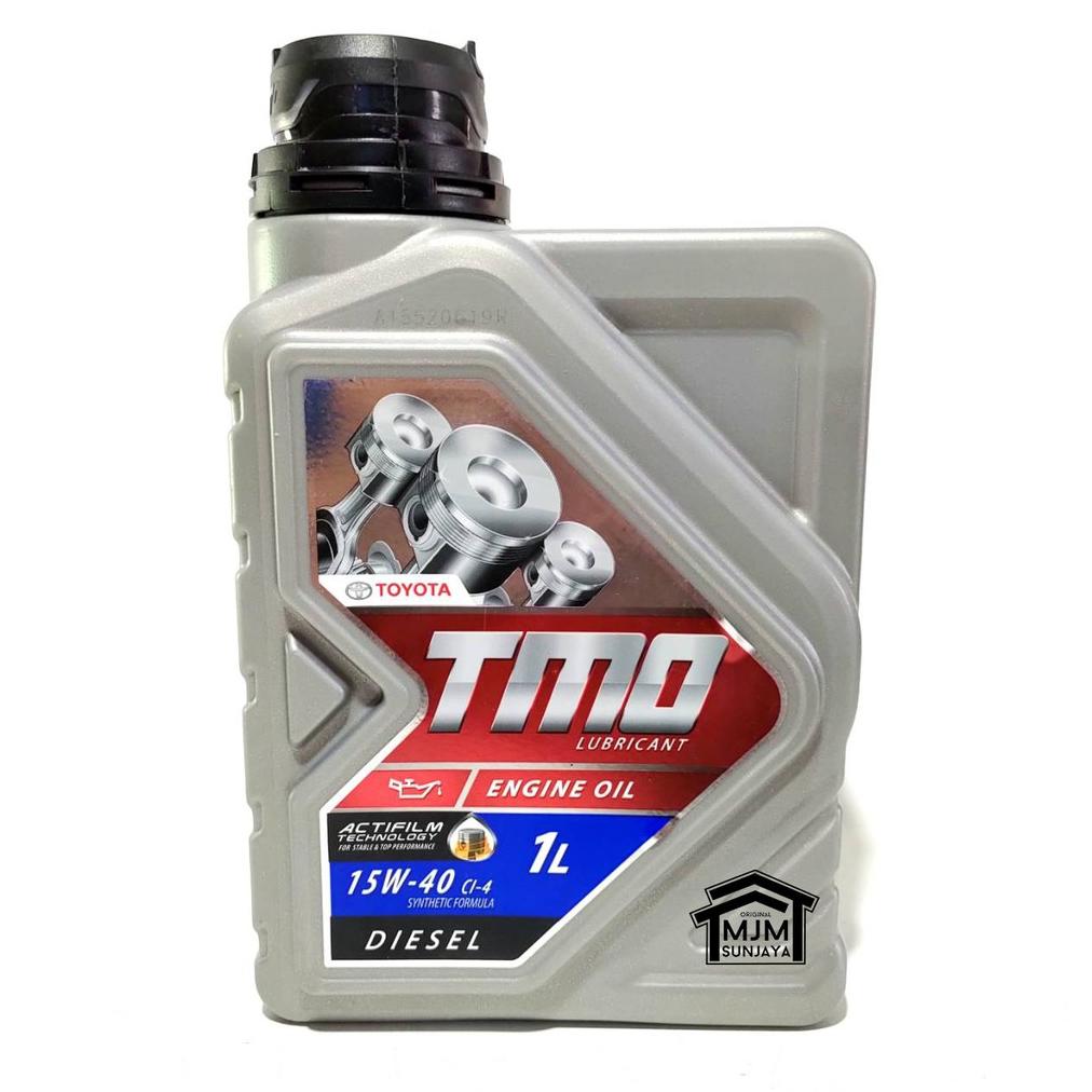 Oli Toyota TMO 1 Liter 15W-40 Mesin Mobil Diesel Solar Botol Synthetic ...