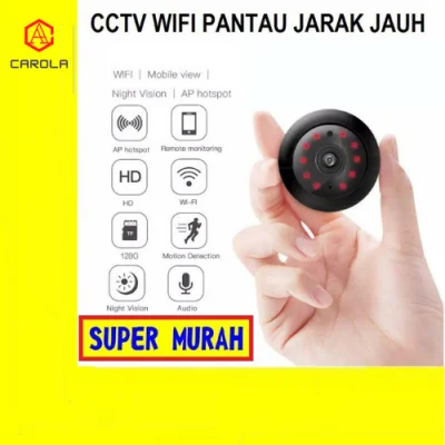 Kamera Cctv Mini Wifi Hd 1080p Pantau Jarak Jauh Menggunakan Hp IP CAMERA