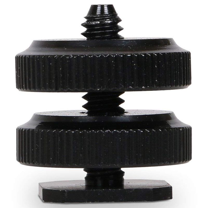 1/4 "ve Flash Mini Hot Shoe Seat Hotshoe Adapter Supporto Per Slta Fredda DSLR Camera Cage Rig Monor Photo Studio K Accessori - 3