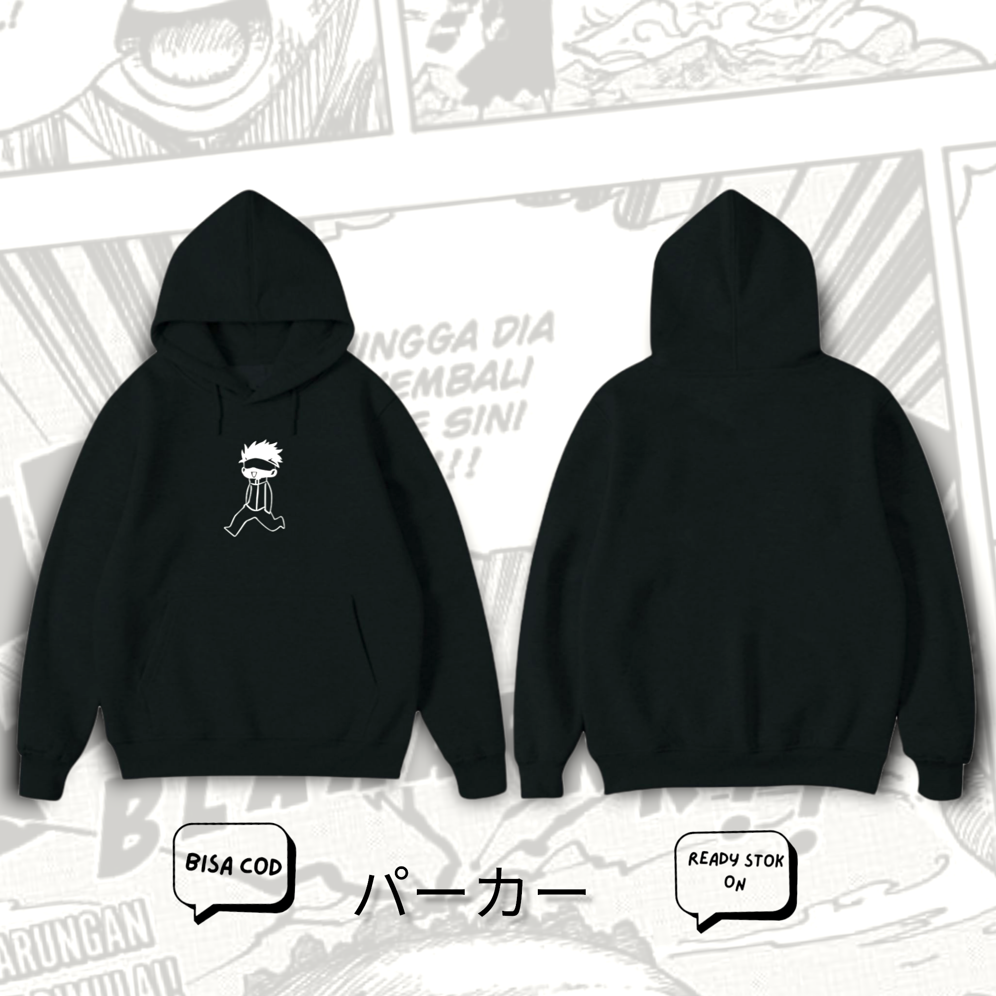 Hoodie anime cosplay hoodie anime jujuts kaisen gojo satoru walking