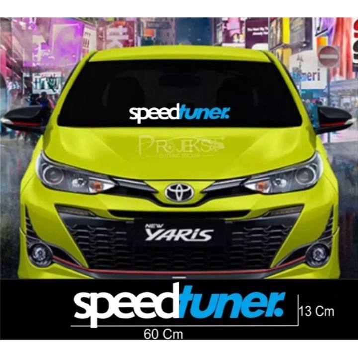 Terlaris Stiker Terbaru Cuting Stiker Kaca Depan Belakang Mobil Speedtuner Lazada Indonesia