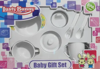 lusty bunny baby gift set