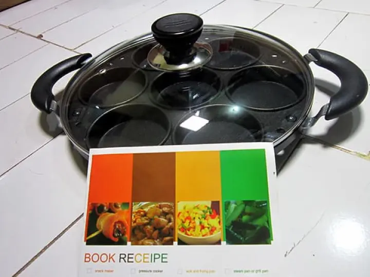 Cetakan Martabak Mini Snack Maker 7 Lubang Bonus Buku Resep Lazada Indonesia