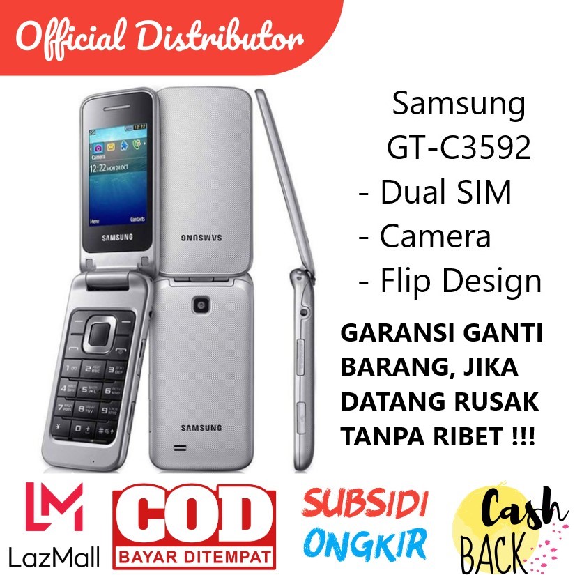 Samsung Gt C3592 Samsung Lipat Camera Hp Murah Terlaris Lazada Indonesia