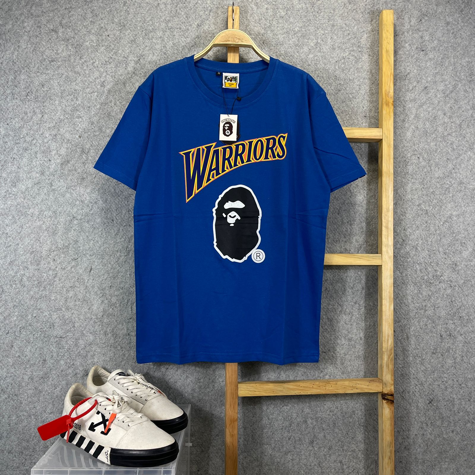 Bape Shark Bape Warriors Shorts Bape X Mitchell Ness Golden State