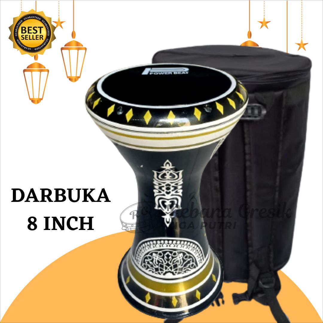 Darbuka Hadroh Asli ukuran 8 inch Mika powerbeet Lazada Indonesia
