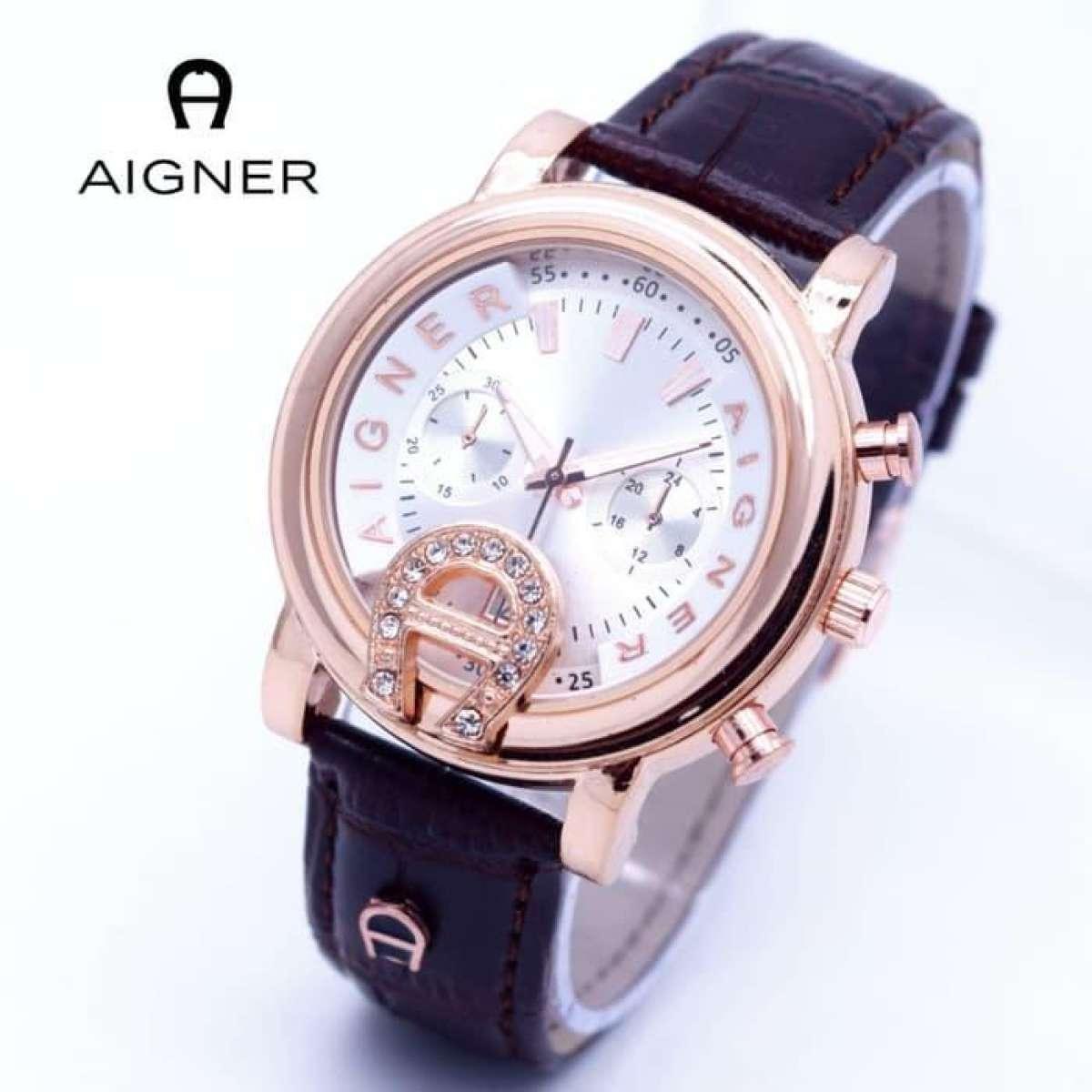 TERLARIS! jam tangan casual wanita Aigner - Rome - Polos - SUPER MURAH MERIAH