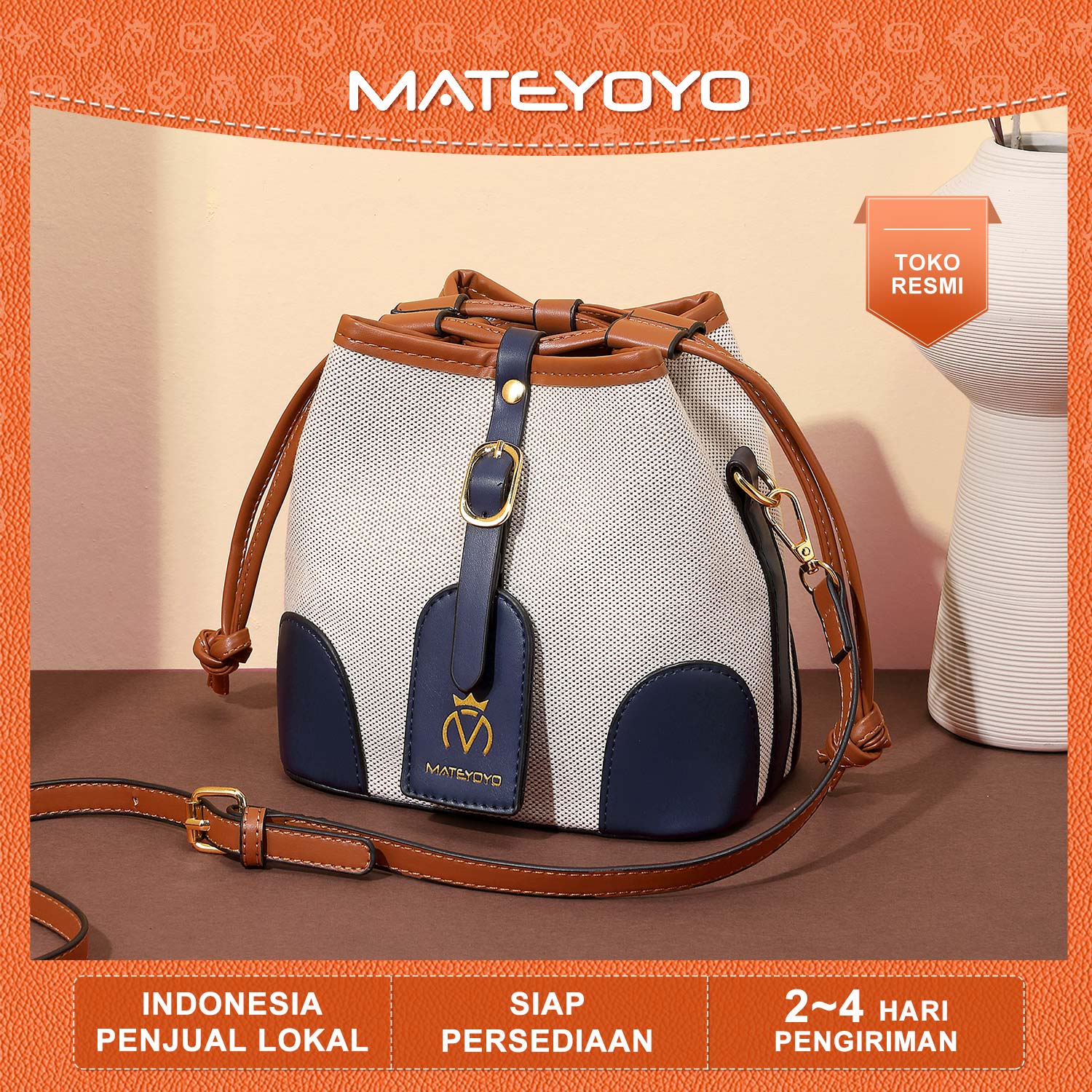MATEYOYO tas selempang wanita terbaru 2024 Waist Bag tas korean style