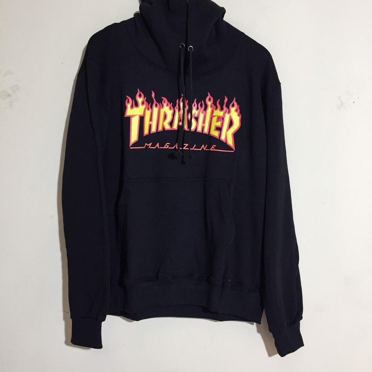 thrasher bbq flame black hoodie