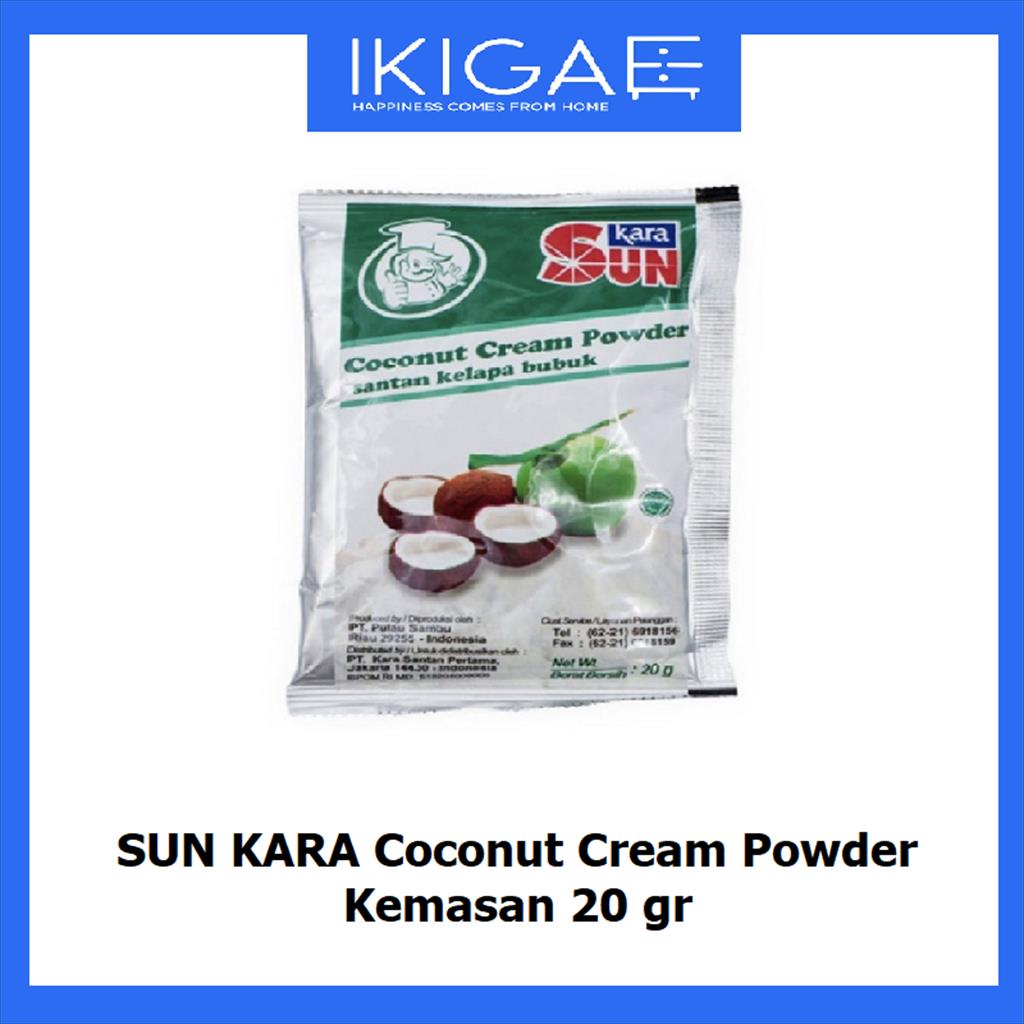 SUN KARA COCONUT CREAM POWDER BUBUK SANTAI KELAPA 20 GR Lazada Indonesia