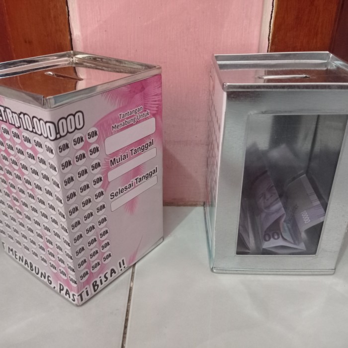 celengan target / celengan viral / celengan transparan ⭐⭐⭐⭐⭐ | Lazada