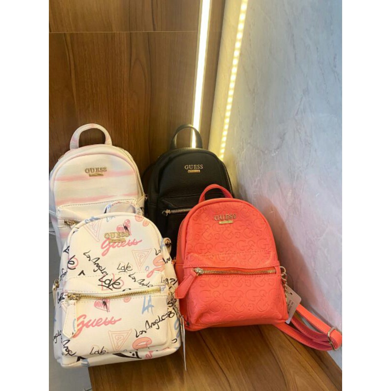 Tas GUESS Wanita Import GUESS CESILY PRINTED BACKPACK Lazada
