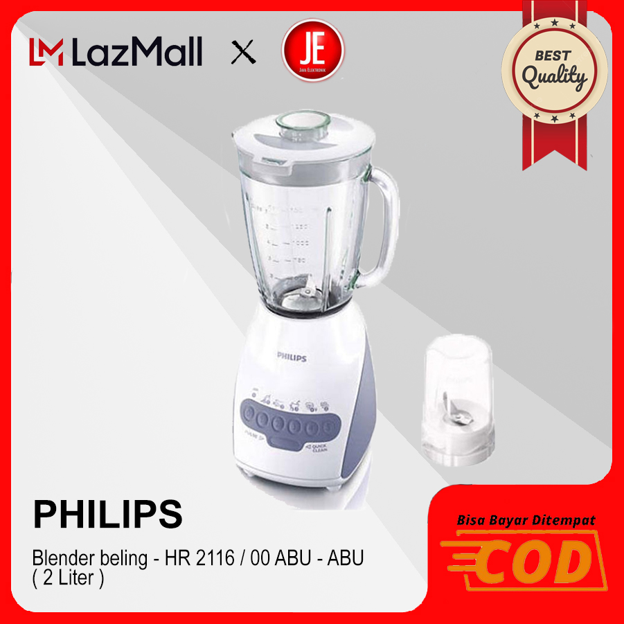 PHILIPS Blender Beling 2 Liter HR2116 - garansi resmi | Lazada Indonesia