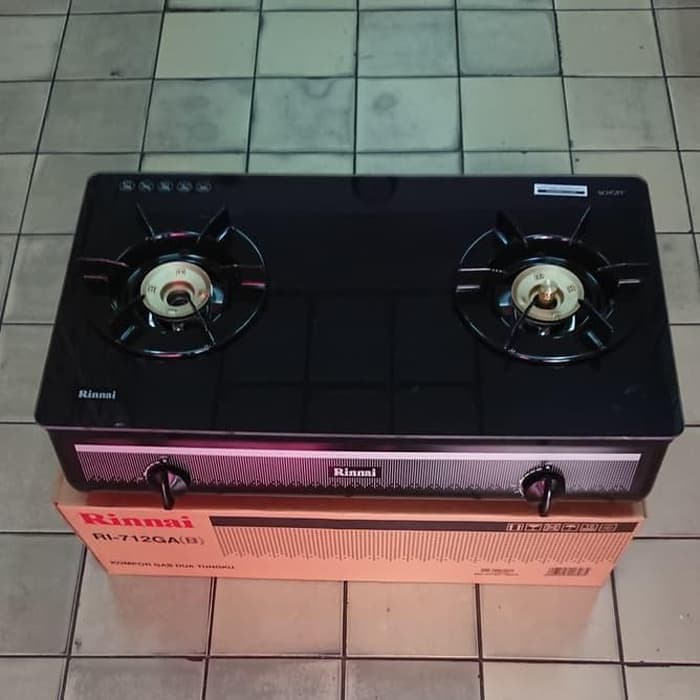 Kompor Gas Rinnai Ri 712ga B Kompor 2 Tungku Ri 712 Ga B Lazada Indonesia