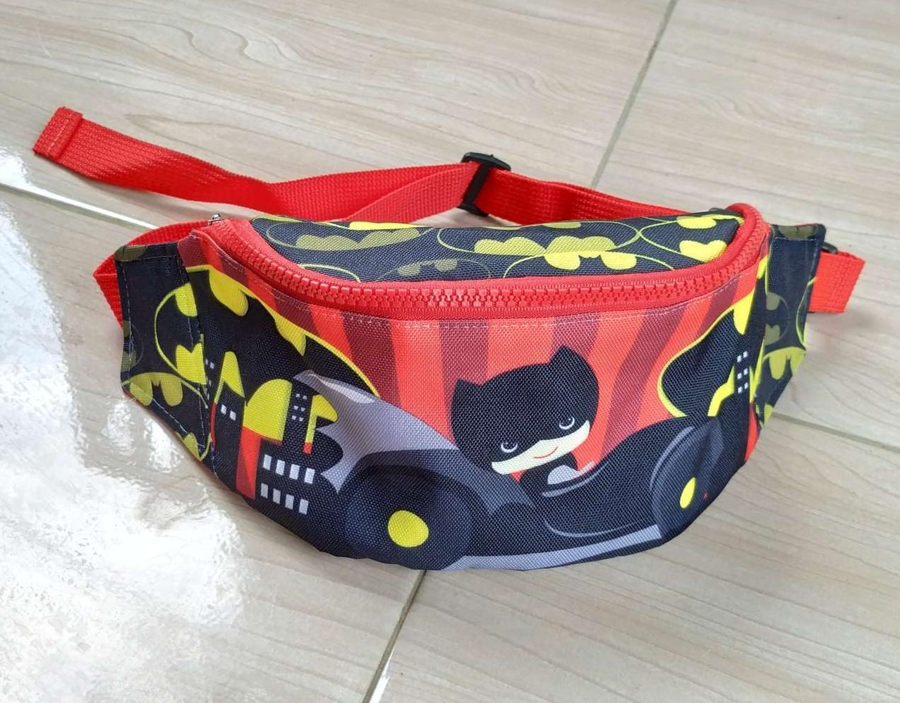 aly waistbag anak / tas selempang karakter / Batman 01