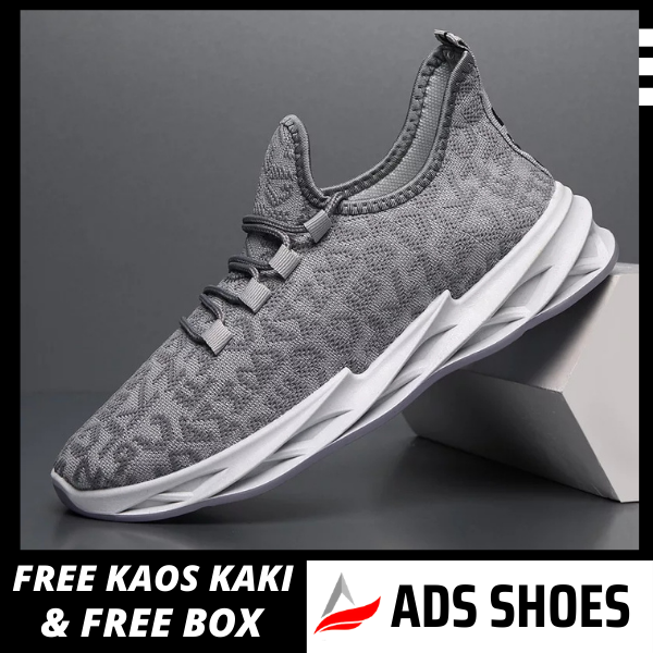 Sepatu Sneakers Pria Import Running Sepatu Running Pria Sneakers Fashion Korea Lazada Indonesia