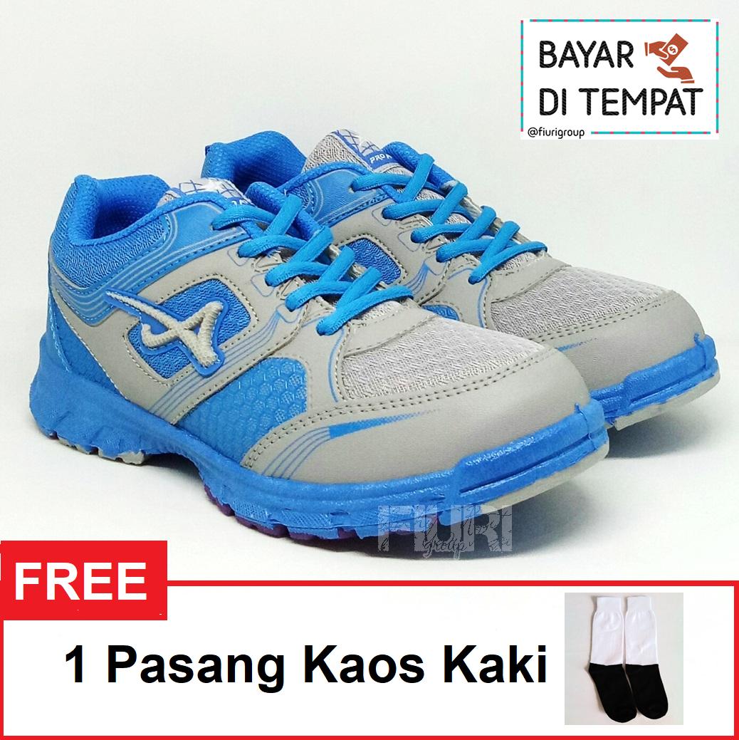 FIURI - PRO ATT Original - LG458 Bonus Kaos Kaki - Sepatu Olahraga Wanita - Sepatu Lari Wanita - Sepatu Kets Wanita - Sepatu Sneakers Wanita Promo