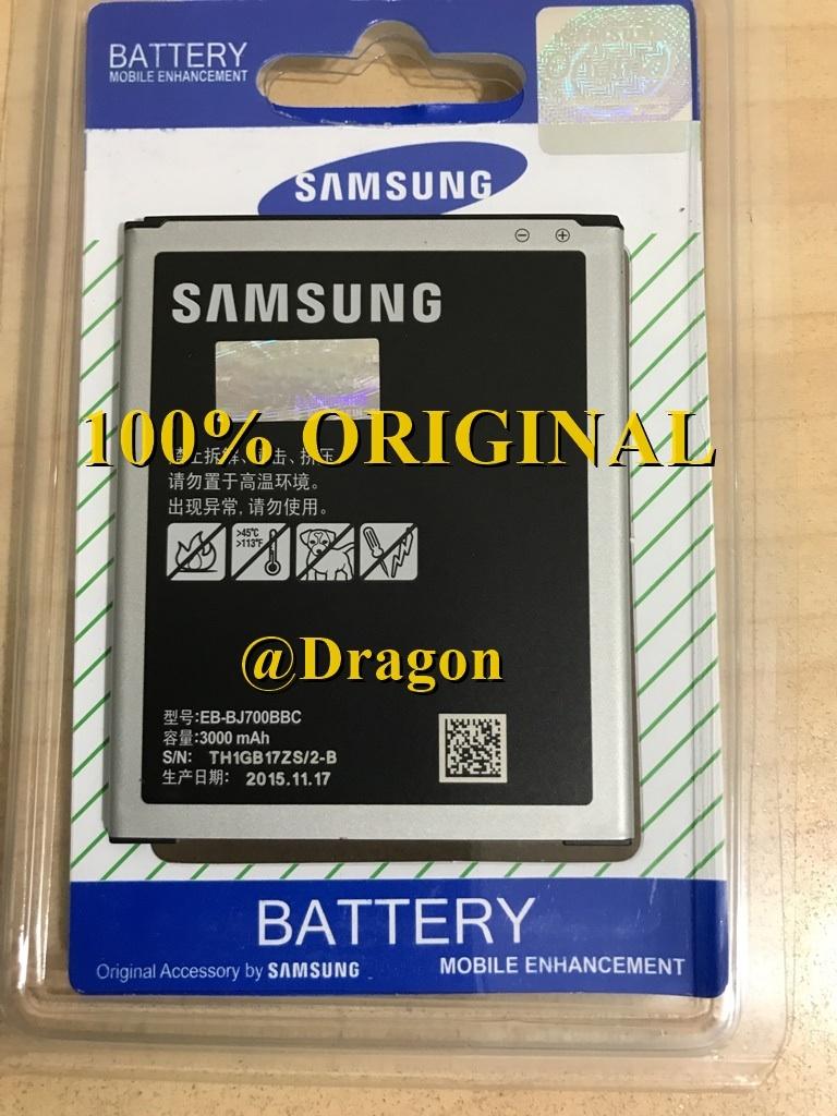 Samsung J4 2018 / j400 . on7 / Galaxy J7 2015 . EB-BJ700BBC SM-J700F . SM-J700G . SM-J700H . J700F . J700 . J700G . J700H . ORIGINAL 100% Baterai Batre Battery Battre Batery Batrai Batere Batrei