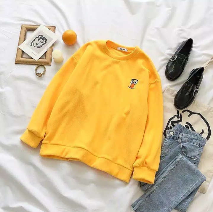 sweater tanpa hoodie