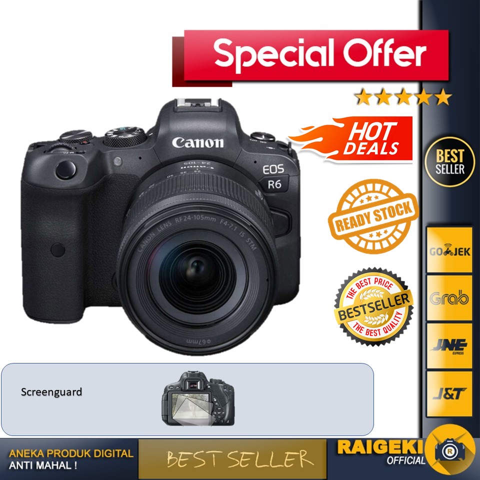 Canon EOS R6 Kit 24105mm f/4L IS STM Lazada Indonesia