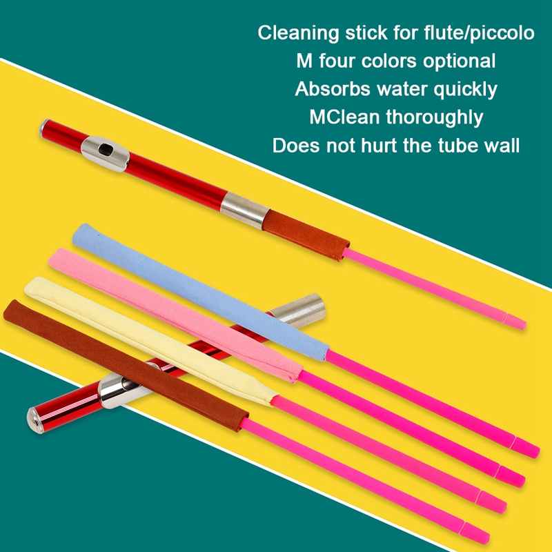 Flute Cleaning Rod Color Cloth Cleaning Flute Cleaning Rod Cloth