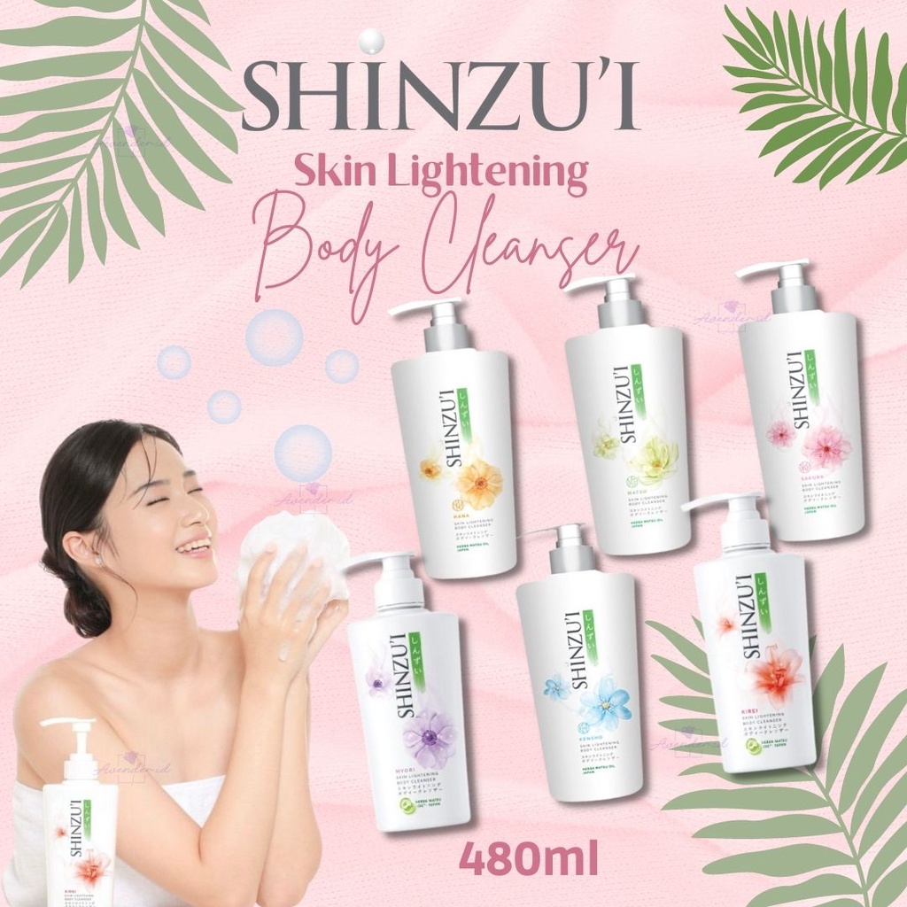 SHINZUI BODY CLEANSER 480ML | SABUN CAIR SHINZUI | BODY WASH SHINZUI Lightening Body Cleanser