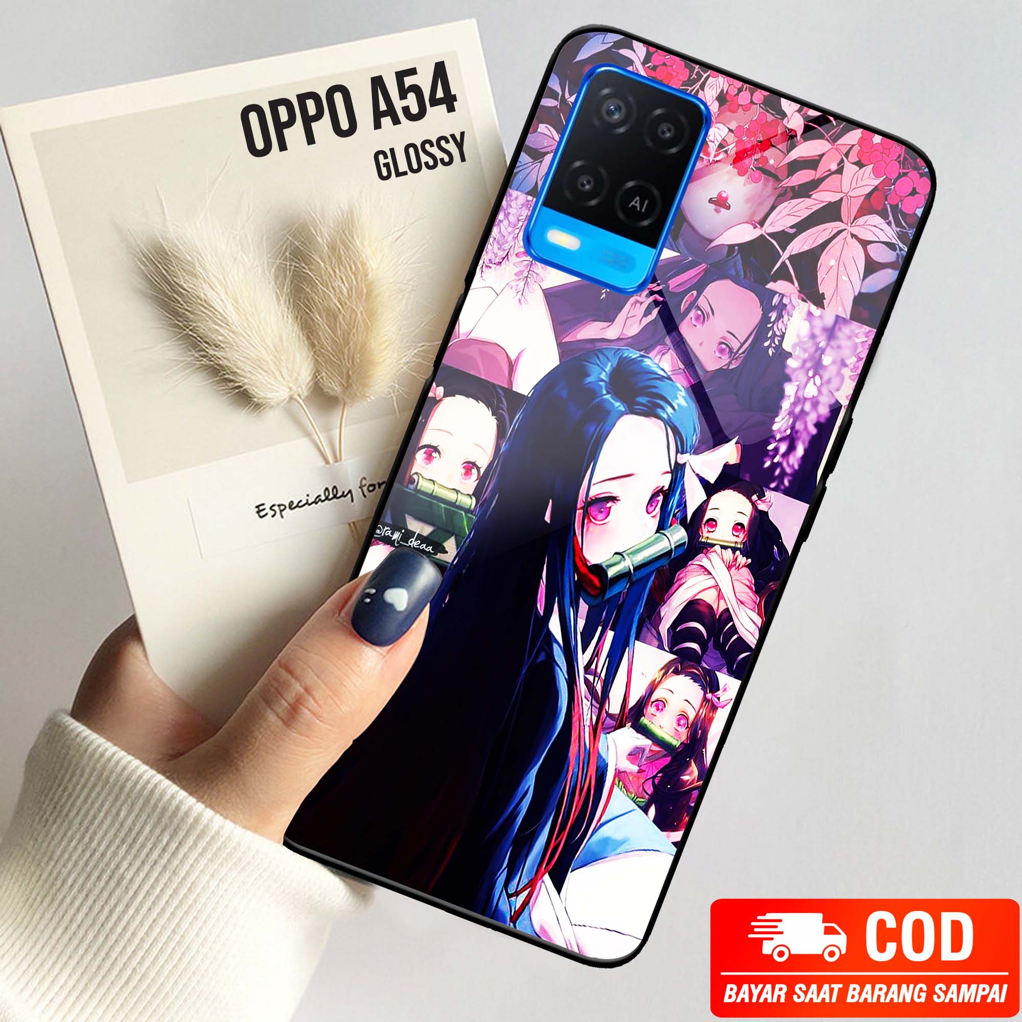 casing hp oppo a54 anime