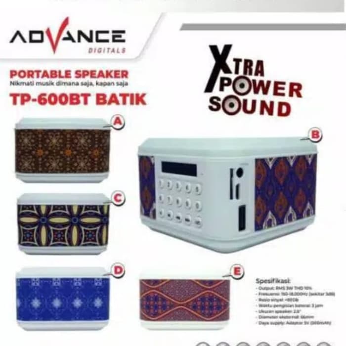 advance digital portable speaker