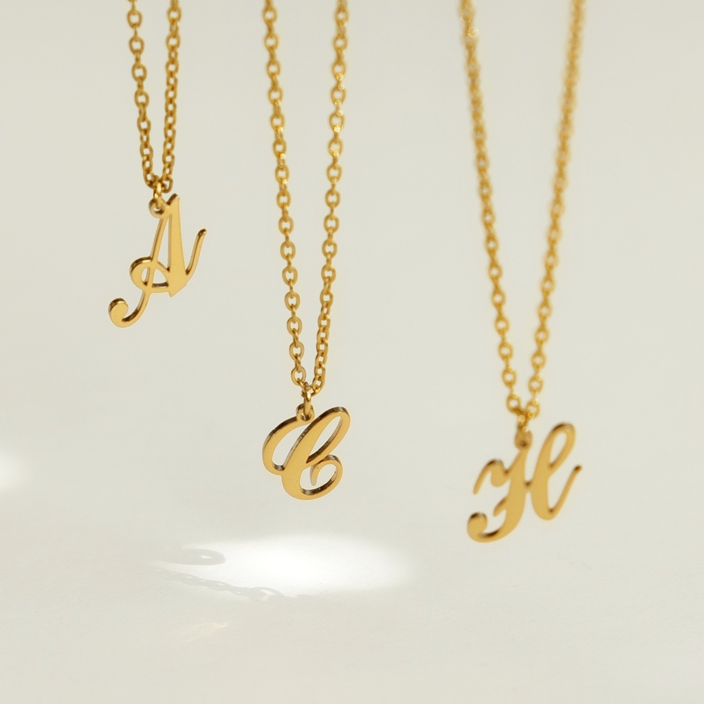 Jual Initial Necklace Terbaru | Lazada 