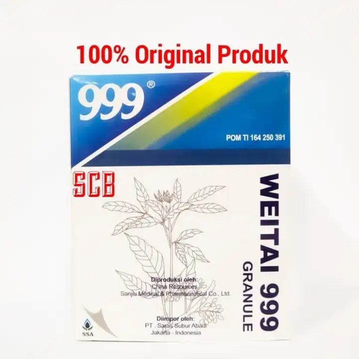 Weitai 999 Granule Obat Sakit Maag Dan Pencernaan Herbal Lazada Indonesia