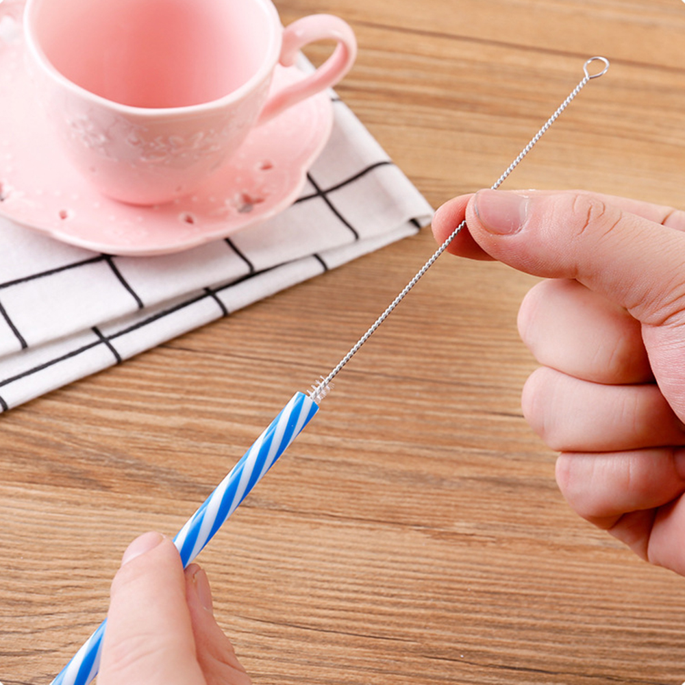 1Pcs New Straw Cleaning Brush, Bottle Suction Tube Glass Tube Spiral