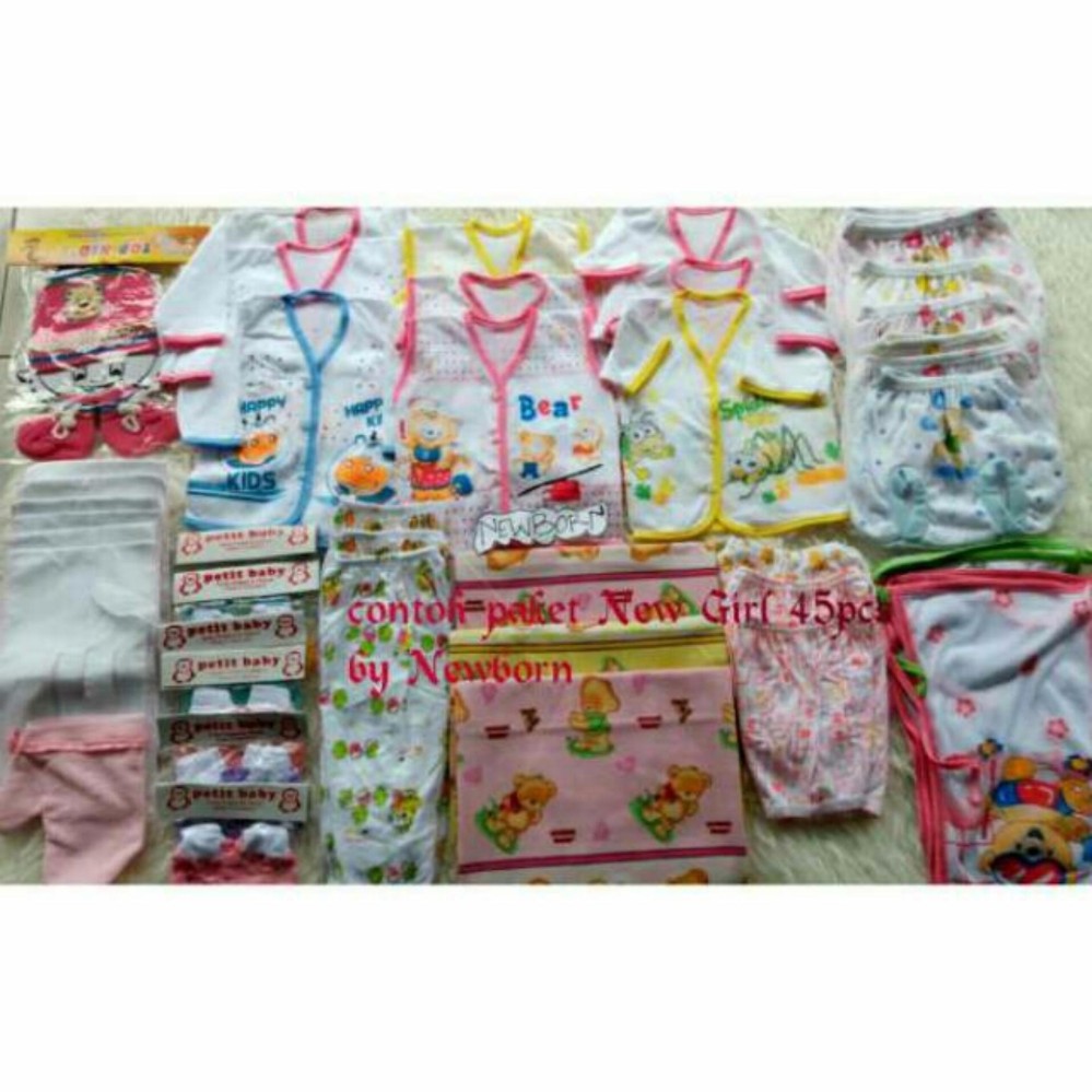 (Baby Girl)NEW Paket perlengkapan bayi (baby girl) / Newborn(bayi baru lahir) murah & hemat